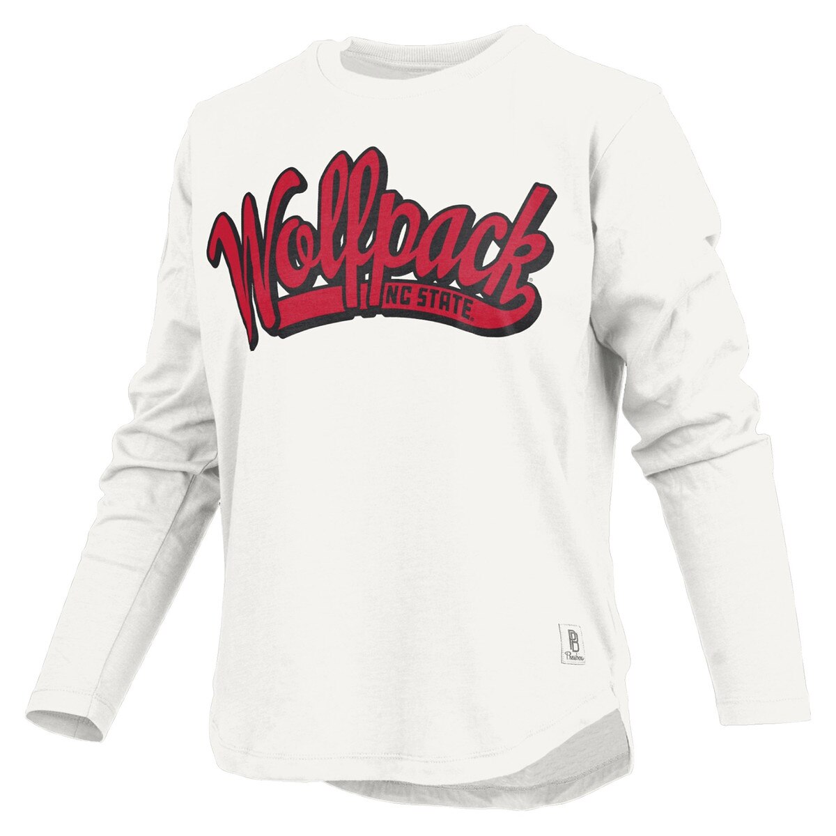 White Ladies Long Sleeve Tee - Wolf
